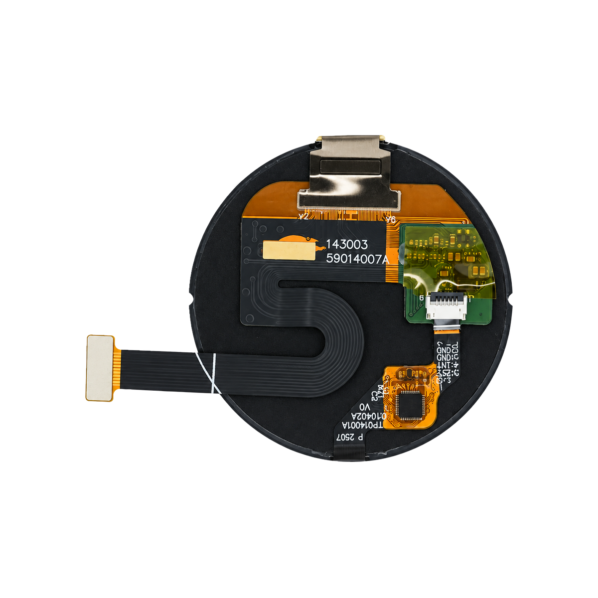 High Resolution Round AMOLED Display